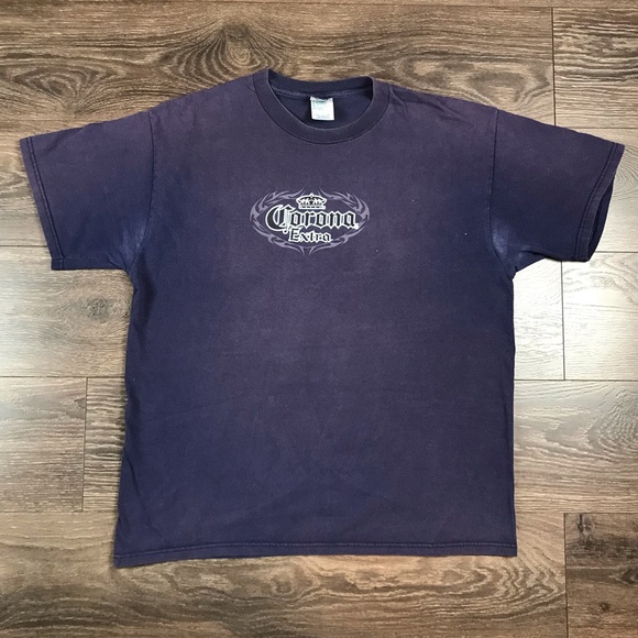 Delta Pro Weight Men’s 2003 Vintage Tribal Corona Extra Beer Promo T-Shirt Sz L - Picture 8 of 10